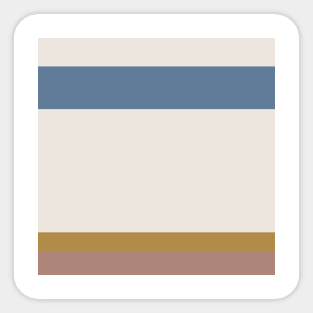 A sensational commixture of Light Grey, Dark Tan, Slate Blue and Pale Brown stripes. Sticker